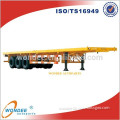 China WONDEE 3 Axle Flatbed Truck Dimensions